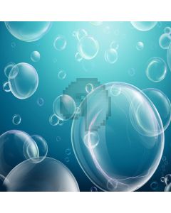 Various size transparent bubbles Computer Printed Photography Backdrop ZJZ-193