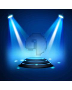 Spotlight Stage Computer Printed Photography Backdrop ZJZ-295