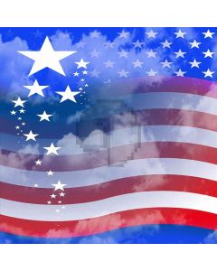 Beautiful Flag  Computer Printed Photography Backdrop ZJZ-317