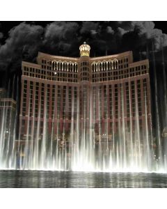 Bellagio In Las Vegas Computer Printed Photography Backdrop ZJZ-396