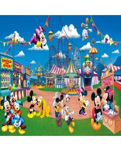 Cartoon Party Computer Printed Photography Backdrop ZJZ-411