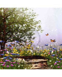 Butterfly Dance  Computer Printed Photography Backdrop ZJZ-420