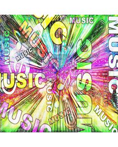 Music Scrawl Computer Printed Photography Backdrop ZJZ-519