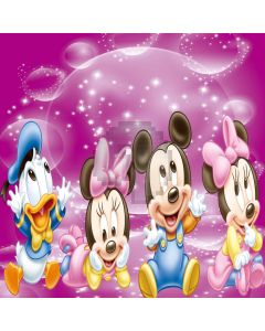 Mickey Mouse Donald Duck Computer Printed Photography Backdrop ZJZ-559