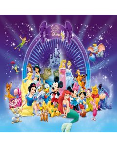 Cartoon characters Computer Printed Photography Backdrop ZJZ-565