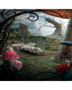 Dinner In Wonderland Computer Printed Photography Backdrop ZJZ-582