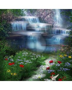 Ravine Stream Computer Printed Photography Backdrop ZJZ-660