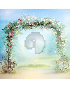 Flower Arch Computer Printed Photography Backdrop ZJZ-661