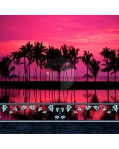 Sunset Computer Printed Photography Backdrop ZJZ-688