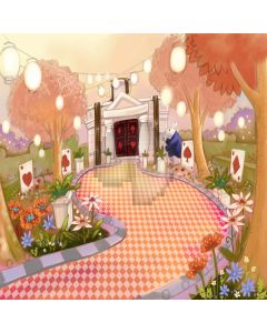 Cartoon theme park Computer Printed Photography Backdrop ZJZ-700