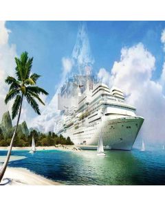 Cruise Computer Printed Photography Backdrop ZJZ-746