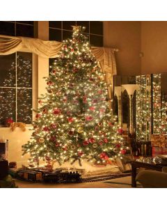 Christmas Tree Computer Printed Photography Backdrop ZJZ-793