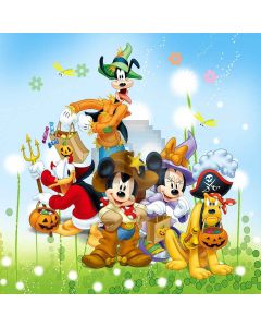 Cartoon Characters Computer Printed Photography Backdrop ZJZ-841