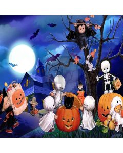 Horror Elements Computer Printed Photography Backdrop ZJZ-846