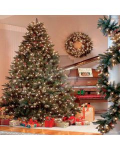Shining Christmas Tree Computer Printed Photography Backdrop ZJZ-855
