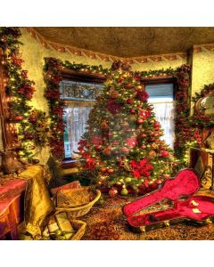Varied Christmas Bells Computer Printed Photography Backdrop ZJZ-856