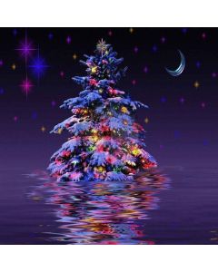 Distinctive Christmas Tree Computer Printed Photography Backdrop ZJZ-867