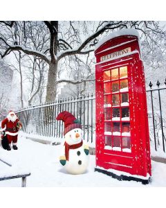 Telephone Booth Computer Printed Photography Backdrop ZJZ-936