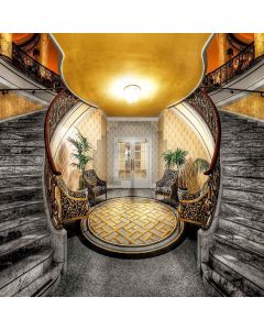 Long Stairs  Computer Printed Photography Backdrop ZJZ-941