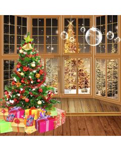 Beautiful Christmas Tree Computer Printed Photography Backdrop ZJZ-966