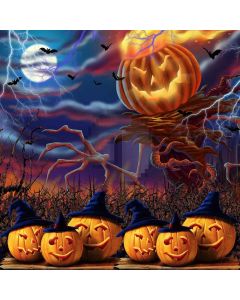 Terrible Pumpkins Computer Printed Photography Backdrop ZJZ-987