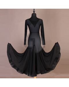 Long-sleeved Mesh Modern Dress  X3N-076