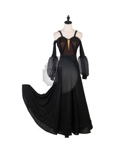 Backless dress Off-the-shoulder dress Dress gauze skirt   X3N-087