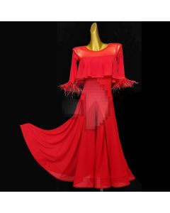 Short sleeve dress Dress gauze skirt  X3N-093