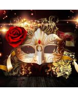 Rose Mask Computer Printed Photography Backdrop ABD-315