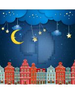 Star Cresent House Computer Printed Photography Backdrop ABD-943