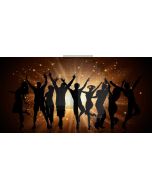 Star Light People Computer Printed Dance Recital Scenic Backdrop ACP-1114