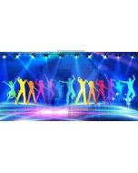 Stage Light Dancers Computer Printed Dance Recital Scenic Backdrop ACP-1285