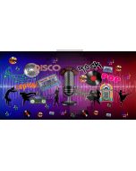 party celebrate Computer Printed Dance Recital Scenic Backdrop ACP-402