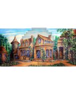The rich house Computer Printed Dance Recital Scenic Backdrop ACP-404