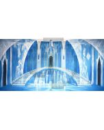 Ice Castle Computer Printed Dance Recital Scenic Backdrop ACP-435