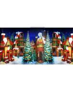christmas house Computer Printed Dance Recital Scenic Backdrop ACP-469