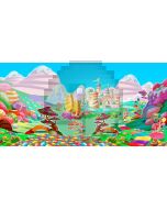candy family Computer Printed Dance Recital Scenic Backdrop ACP-502