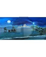 Moon Snow Tree Persons Camel Computer Printed Dance Recital Scenic Backdrop ACP-597