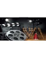 Photographic Equipment Director Board Computer Printed Dance Recital Scenic Backdrop ACP-602