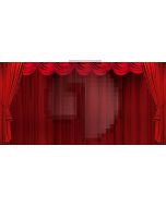 Stage Curtain Computer Printed Dance Recital Scenic Backdrop ACP-606