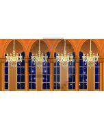 Arch Window Ceiling Lamp Computer Printed Dance Recital Scenic Backdrop ACP-617