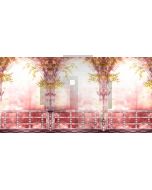 Arch Plant Pink Light Computer Printed Dance Recital Scenic Backdrop ACP-807