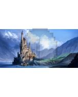 Castle Cloud Mountain Computer Printed Dance Recital Scenic Backdrop ACP-918