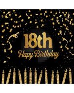 Birthday Candle Star Computer Printed Photography Backdrop AUT-074