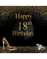 Birthday High Heel Shoes Diamond Computer Printed Photography Backdrop AUT-103