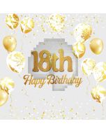 Birthday Balloon Computer Printed Photography Backdrop AUT-107
