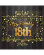 Shinning Flower Birthday Computer Printed Photography Backdrop AUT-118