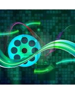 Purple Green Computer Printed Photography Backdrop AUT-441