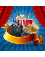 Curtain Movie Computer Printed Photography Backdrop AUT-452