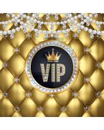 Crown Circle Gold Computer Printed Photography Backdrop AUT-564